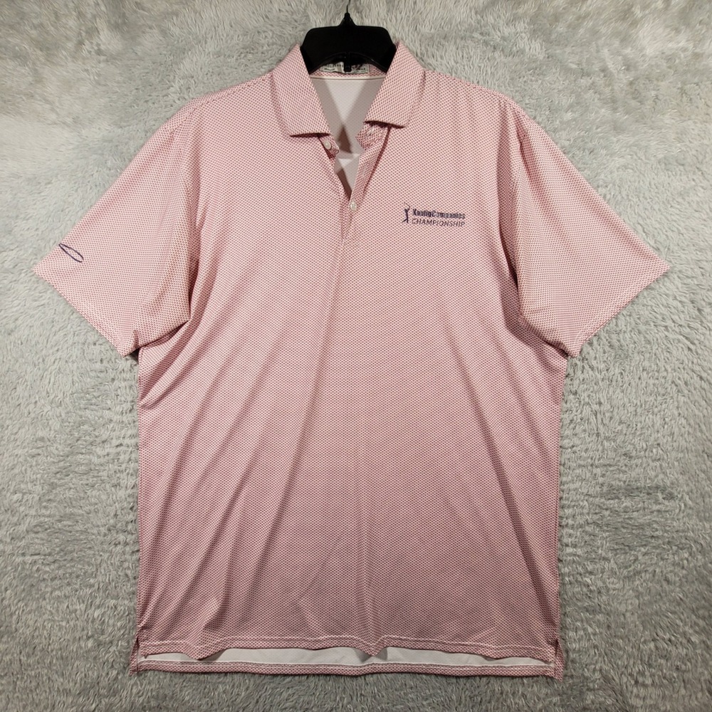 Holderness & Bourne Polo Shirt Mens XL Tailored Fit Kaulig Championship Golf